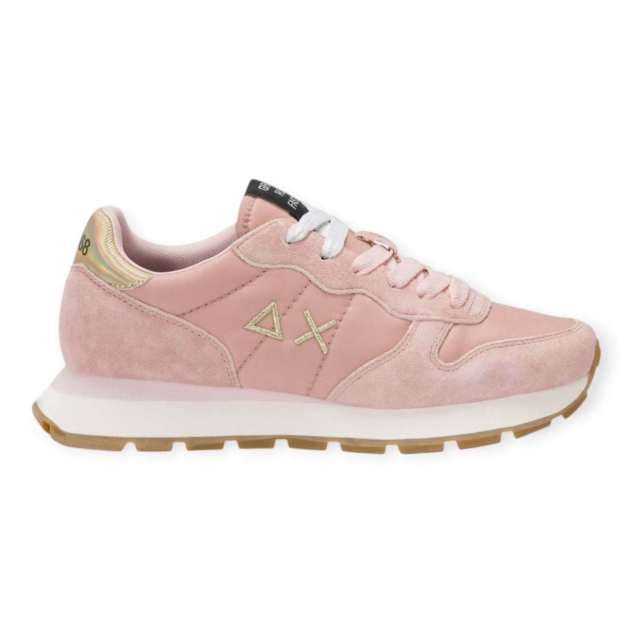 SUN 68 ALLY GOLD SILVER SNEAKERS DONNA