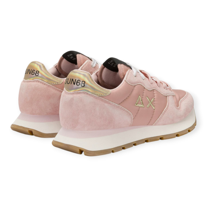 SUN 68 ALLY GOLD SILVER SNEAKERS DONNA