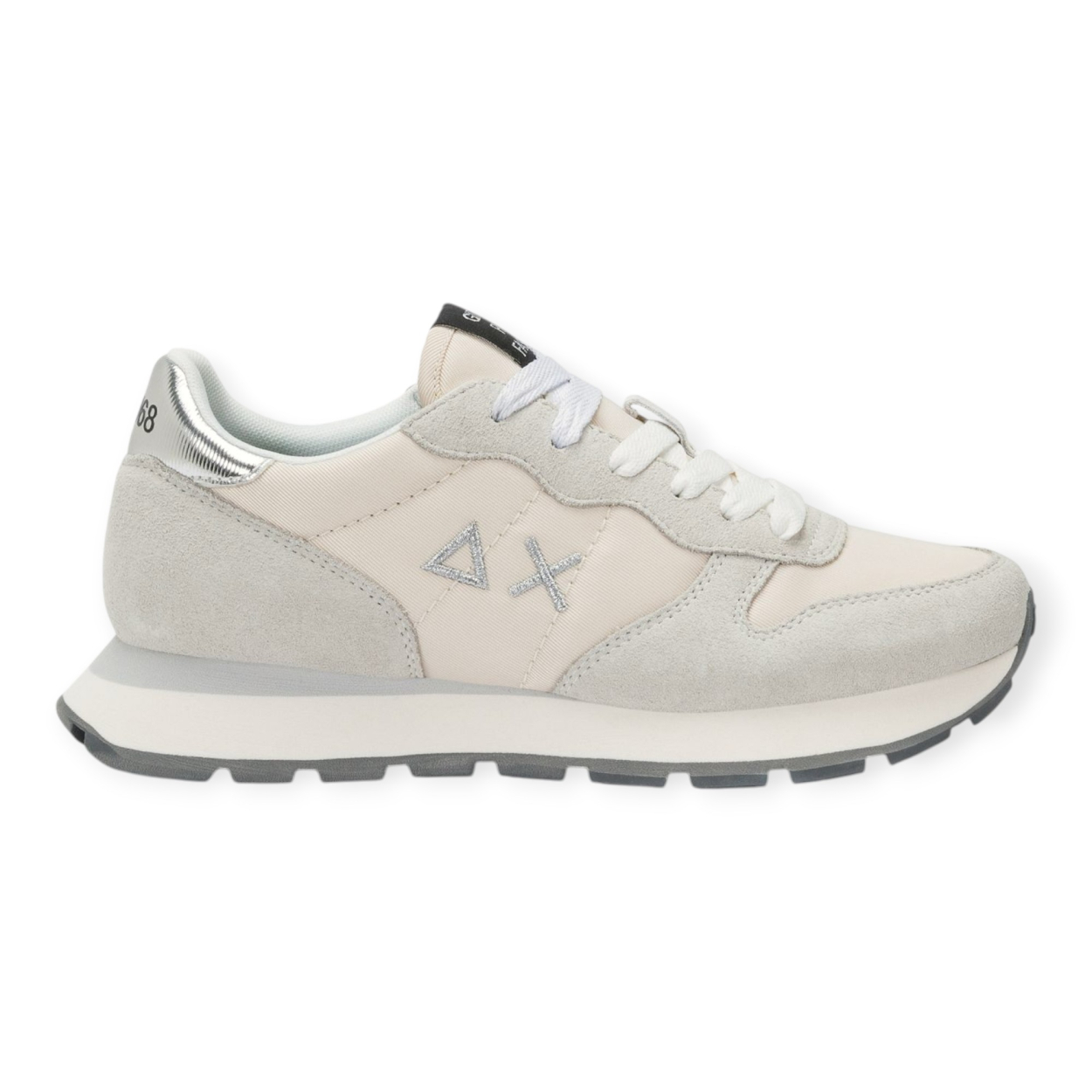 SUN 68 ALLY GOLD SILVER SNEAKERS DONNA