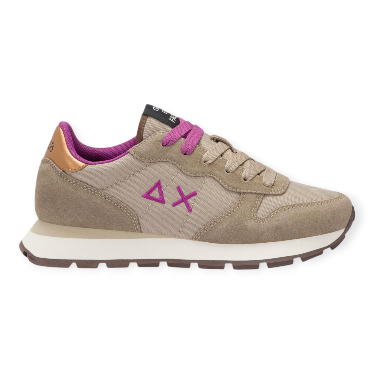 SUN 68 ALLY SOLID NYLON SNEAKERS DONNA