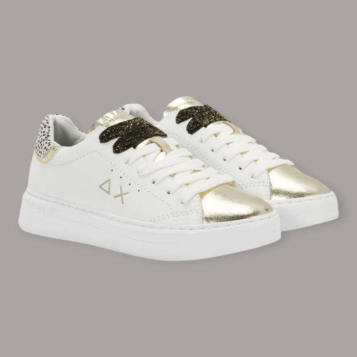 SUN 68 GRACE LEATHER SNEAKERS DONNA 2