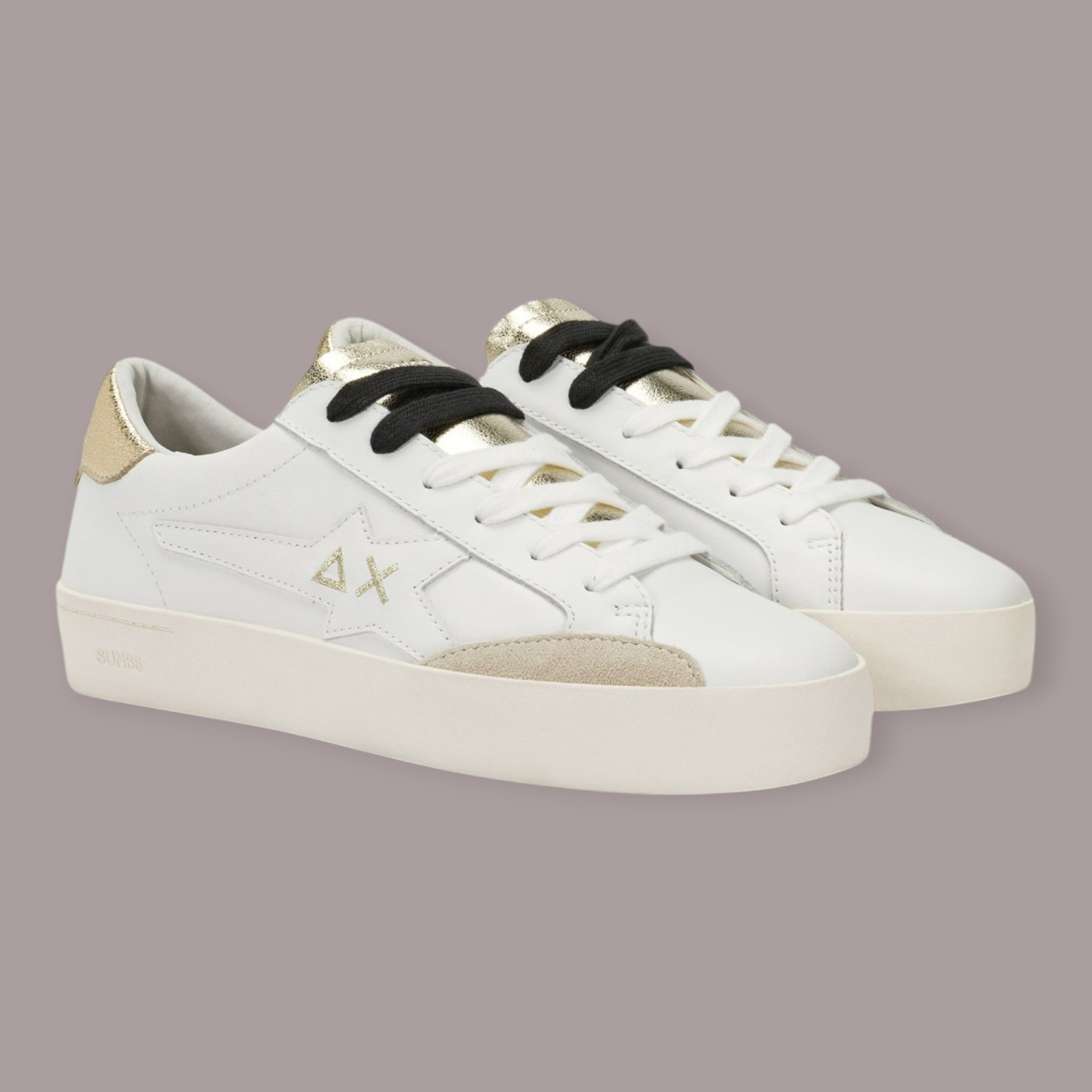 SUN 68 KATY LEATHER SNEAKERS DONNA SUN 68 KATY LEATHER SNEAKERS DONNA