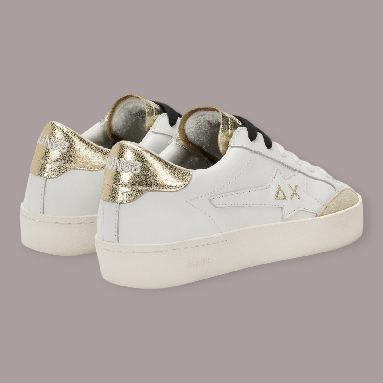 SUN 68 KATY LEATHER SNEAKERS DONNA SUN 68 KATY LEATHER SNEAKERS DONNA