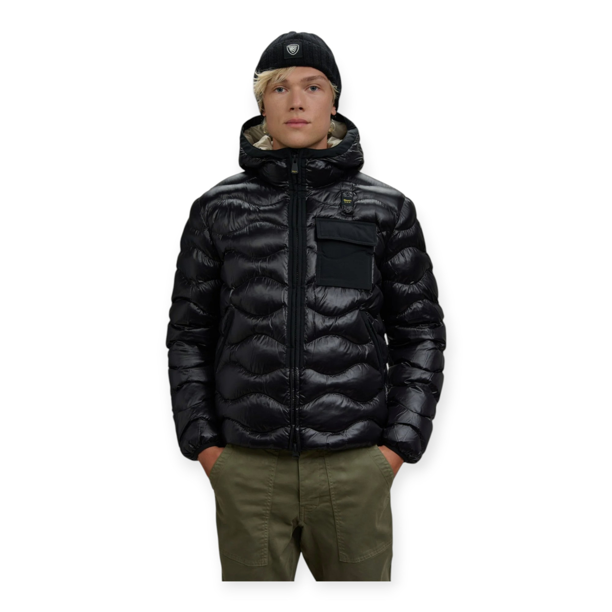 BLAUER PIUMINO UOMO CON TASCHINO BRYANT