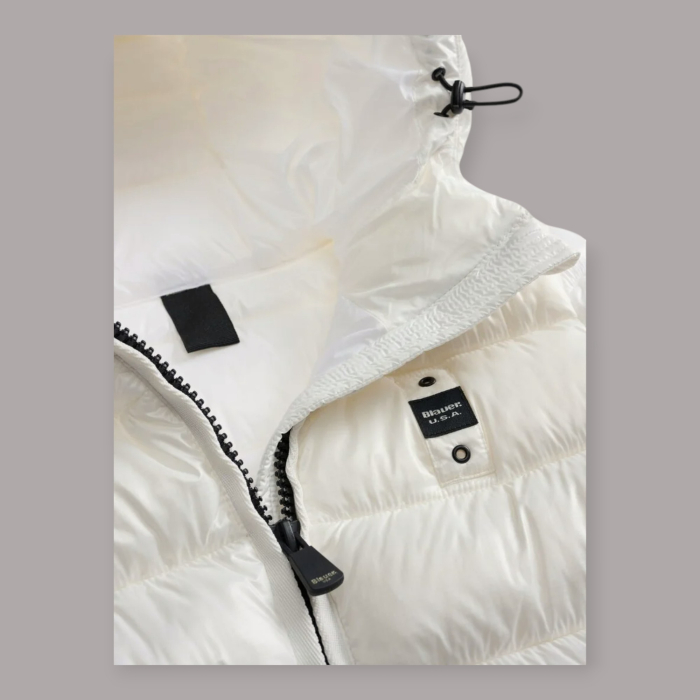 BLAUER PIUMINO A RIGHE CAROLL DONNA