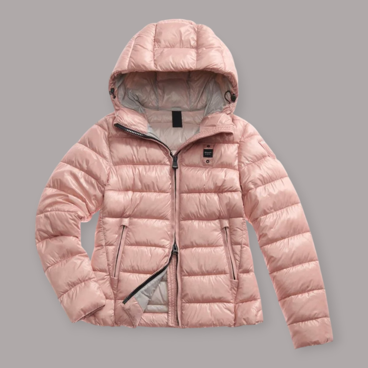 BLAUER PIUMINO A RIGHE CAROLL DONNA