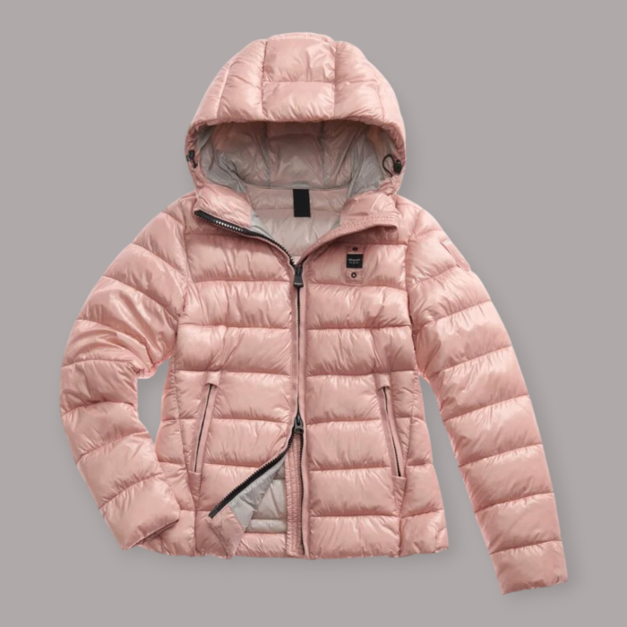 BLAUER PIUMINO A RIGHE CAROLL DONNA