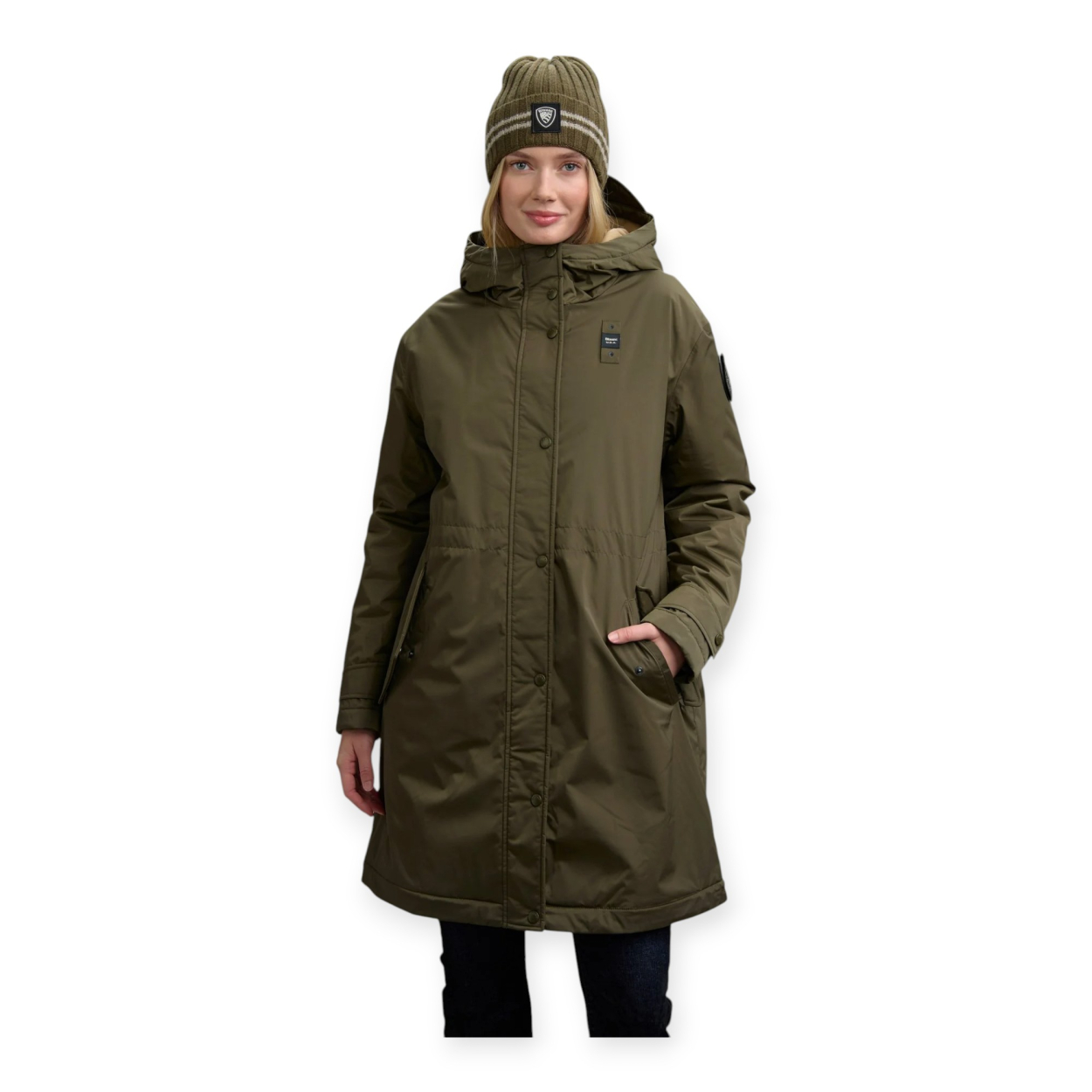 BLAUER PARKA DONNA PAYNE CON INTERNO...