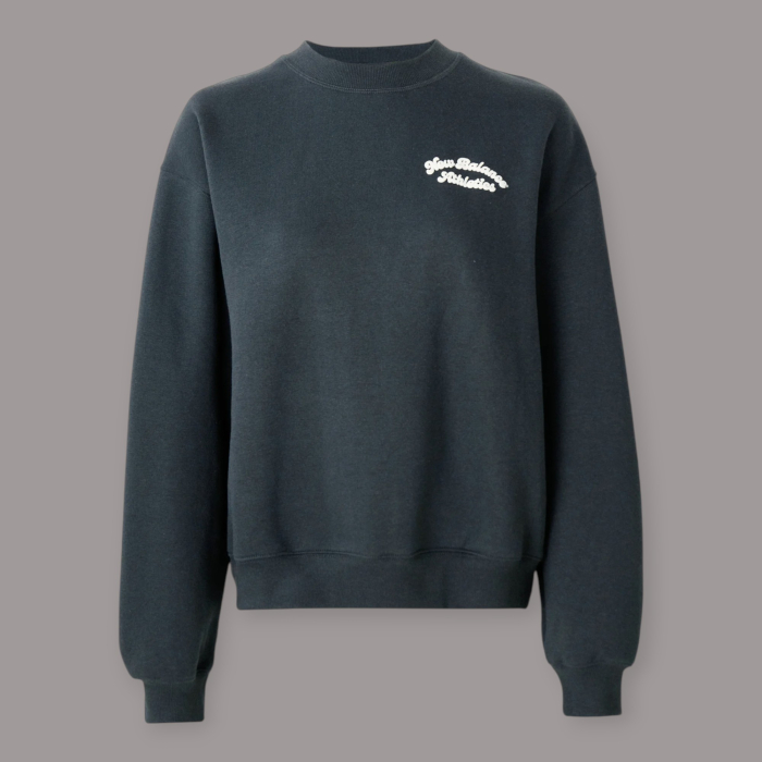 NEW BALANCE FELPA DONNA LINEAR HERITAGE FLEECE CREW