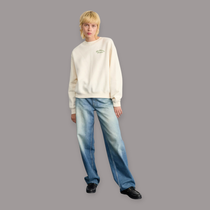 NEW BALANCE FELPA DONNA LINEAR HERITAGE FLEECE CREW