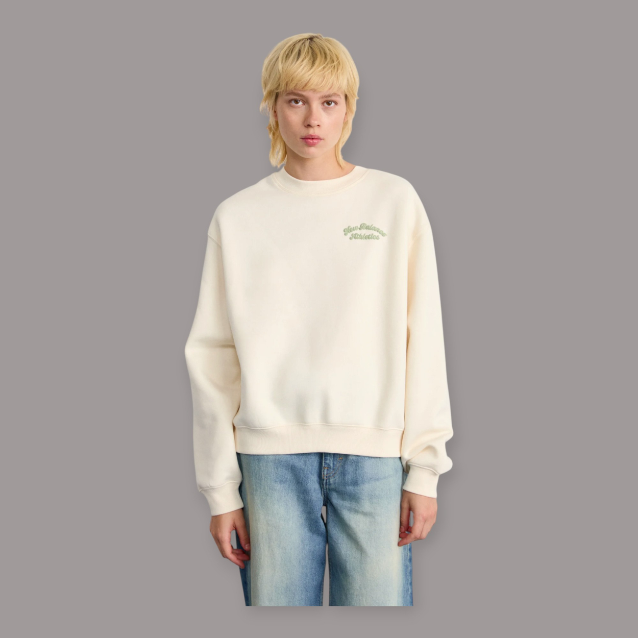 NEW BALANCE FELPA DONNA LINEAR...