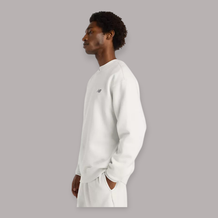 NEW BALANCE LINEAR GRAPHIC FLEECE CREW FELPA UNISEX