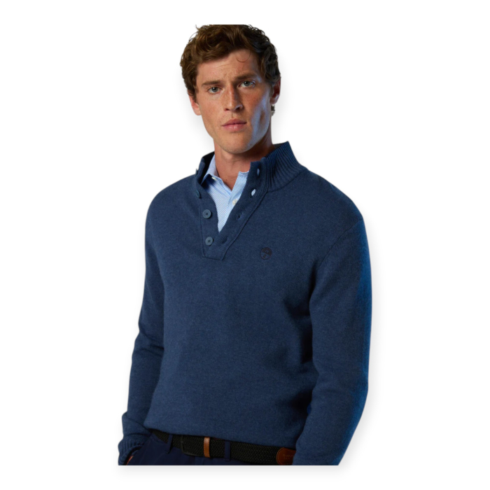 NORTH SAILS MAGLIONE UOMO IN MISTO CASHMERE CON BOTTONI