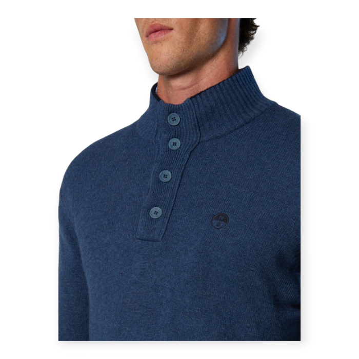 NORTH SAILS MAGLIONE UOMO IN MISTO CASHMERE CON BOTTONI