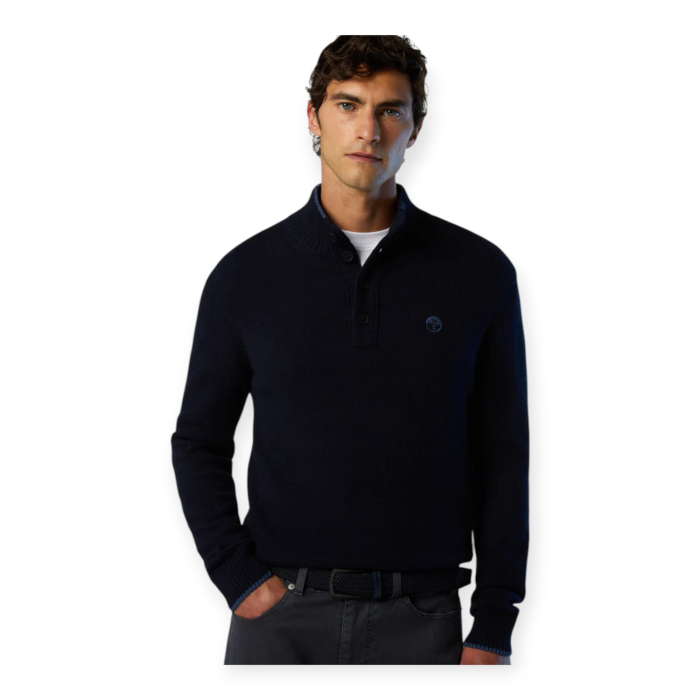 NORTH SAILS MAGLIONE UOMO IN MISTO CASHMERE CON BOTTONI