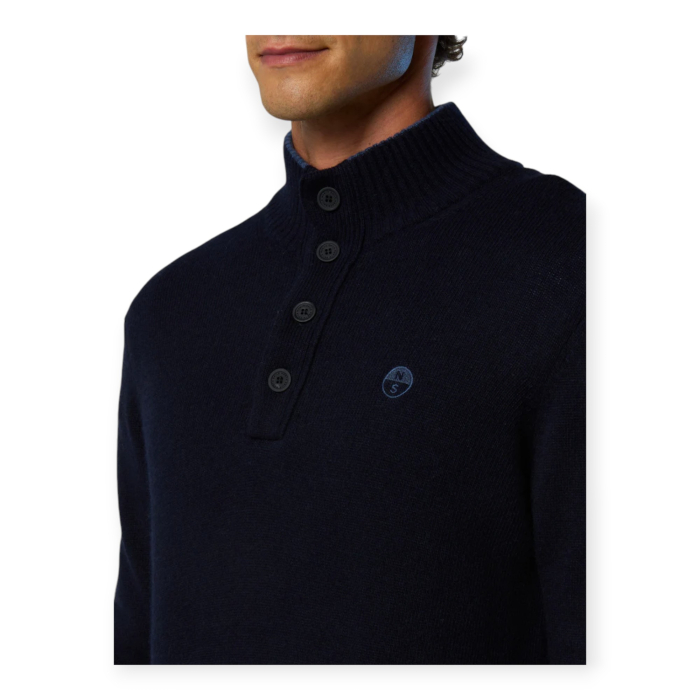 NORTH SAILS MAGLIONE UOMO IN MISTO CASHMERE CON BOTTONI