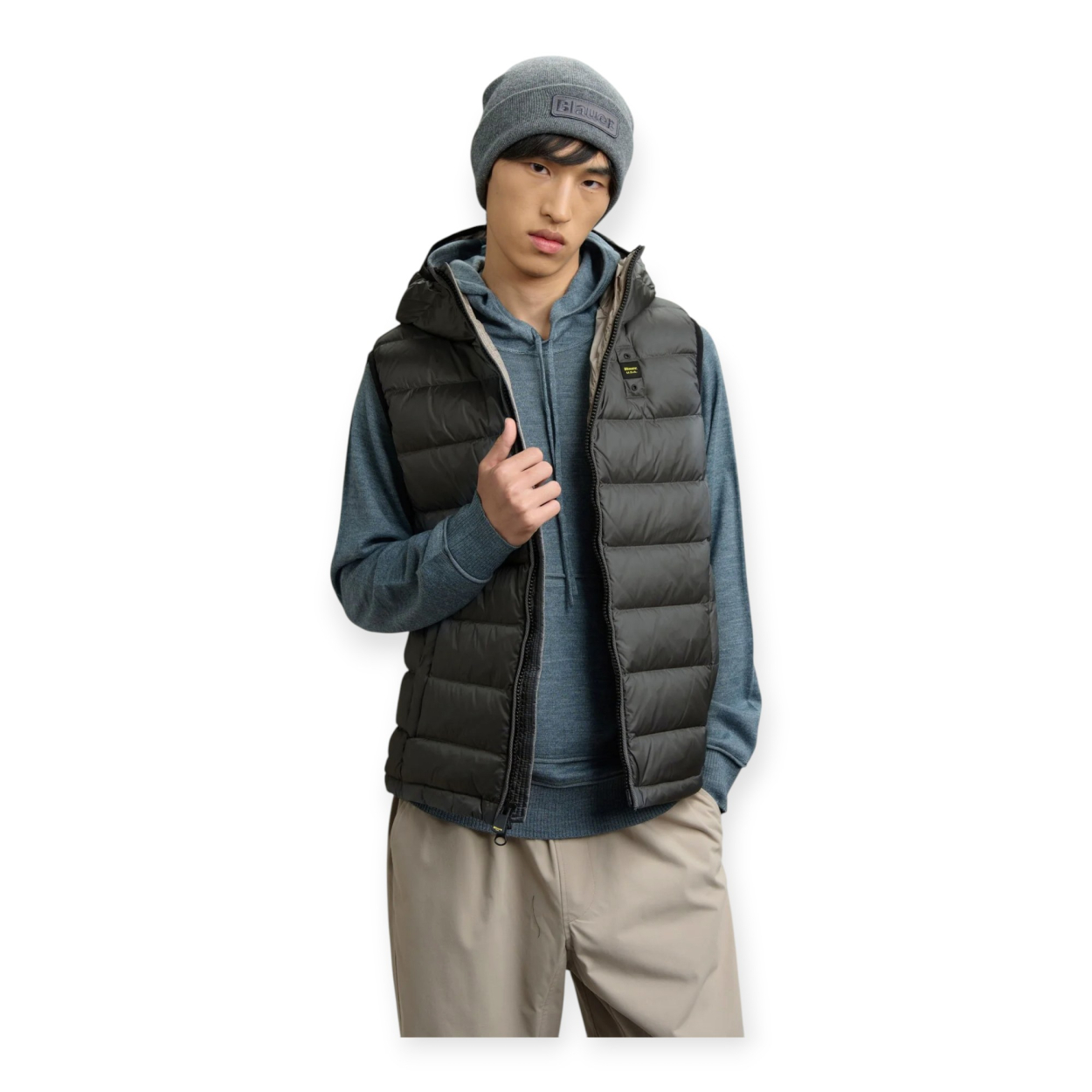 BLAUER SMANICATO CON CAPPUCCIO ARDEN... BLAUER SMANICATO CON CAPPUCCIO ARDEN...