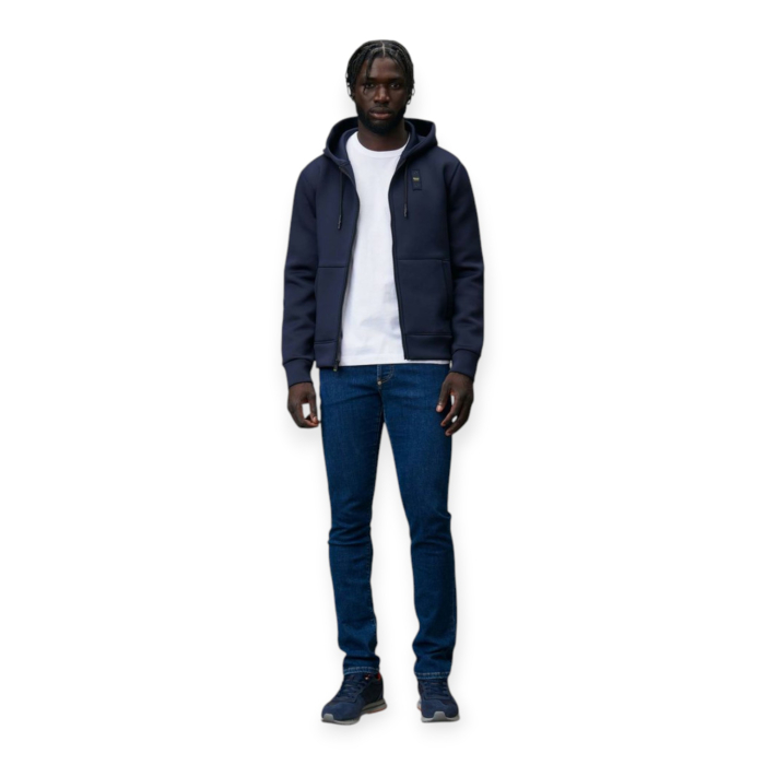 BLAUER GIACCA UOMO IN NEOPRENE CON ZIP COLBY 2