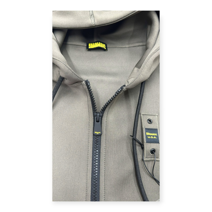 BLAUER GIACCA UOMO IN NEOPRENE CON ZIP COLBY