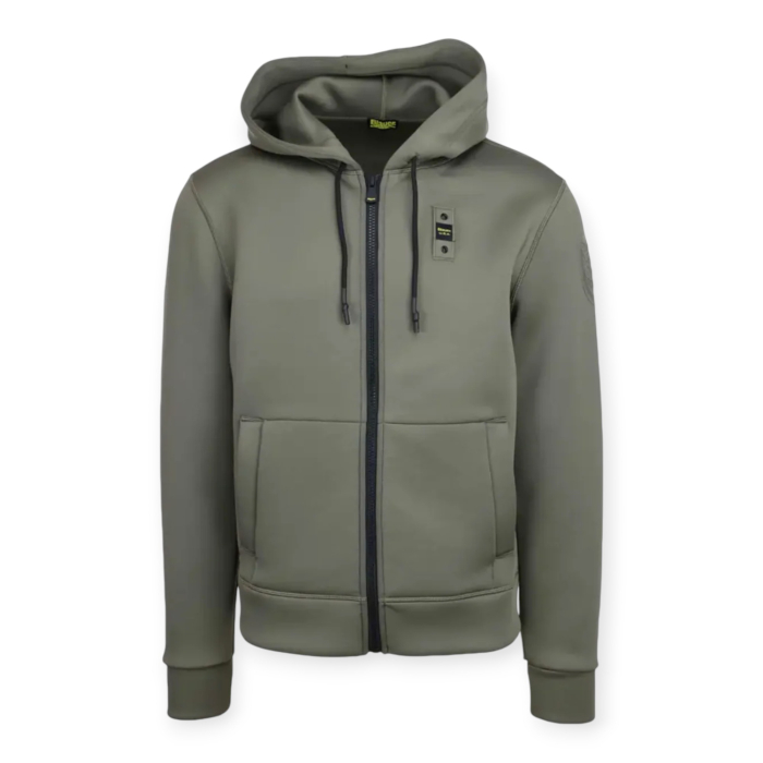 BLAUER GIACCA UOMO IN NEOPRENE CON ZIP COLBY 2