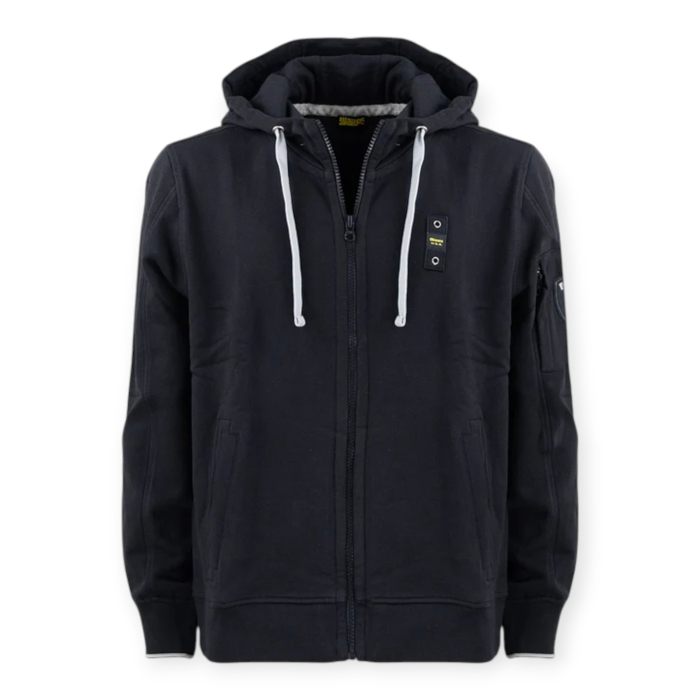 BLAUER FELPA UOMO FULLZIP CON CAPPUCCIO CARDINTON