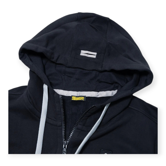 BLAUER FELPA UOMO FULLZIP CON CAPPUCCIO CARDINTON