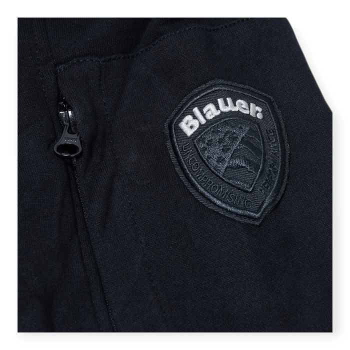 BLAUER FELPA UOMO FULLZIP CON CAPPUCCIO CARDINTON