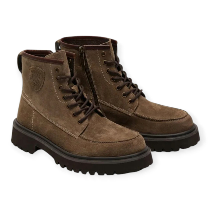 BLAUER STIVALETTO UOMO COMBAT BUXTON-05 SUEDE 2