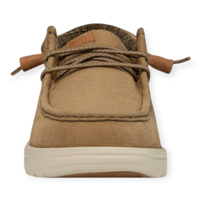 HEY DUDE WALLY GRIP CRAFT LEATHER SLIP-ON UOMO