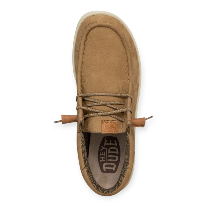 HEY DUDE WALLY GRIP CRAFT LEATHER SLIP-ON UOMO