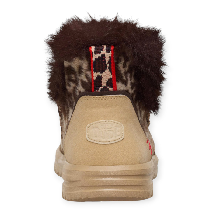 HEY DUDE CAMDEN LEOPARD COZY STIVALETTO DONNA