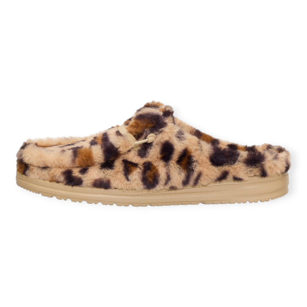 HEY DUDE WENDY SLIPPER LEO FUR DONNA