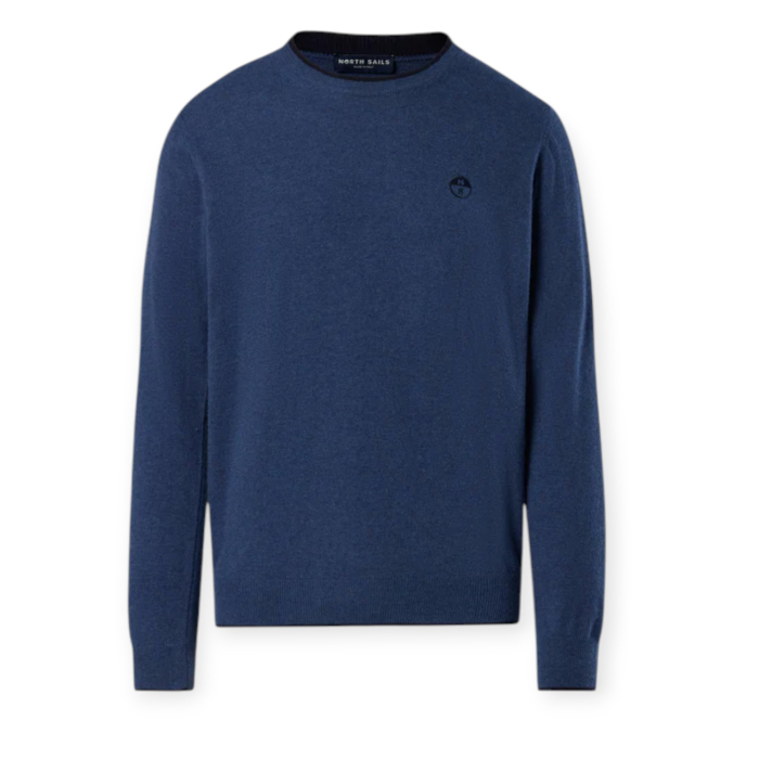 NORTH SAILS MAGLIONE GIROCOLLO UOMO LANA E CASHMERE CON...