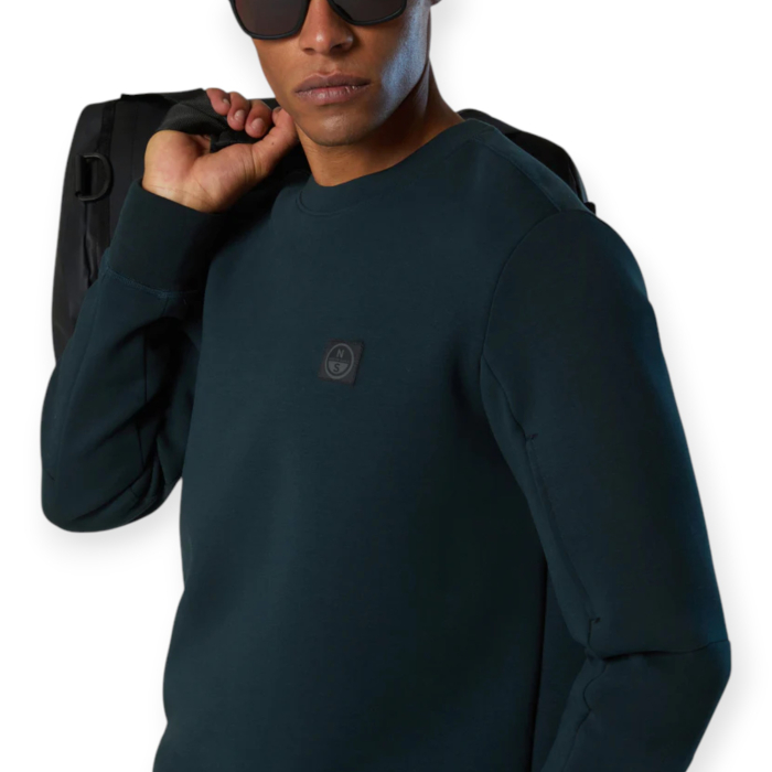 NORTH SAILS FELPA GIROCOLLO UOMO IN SCUBA