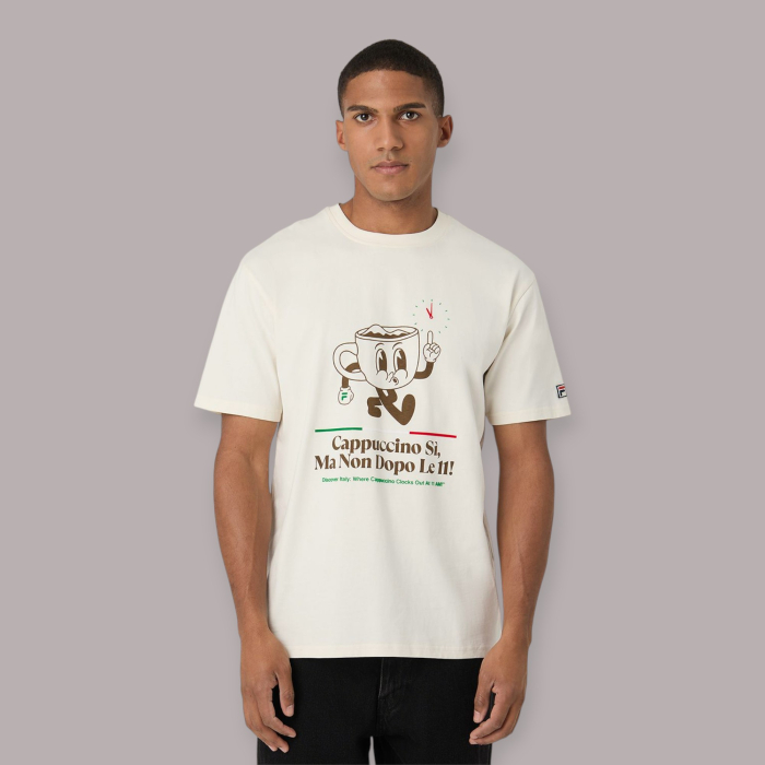 FILA T-SHIRT NAVIGLI CAFFE' RELAXED GRAPHIC 2