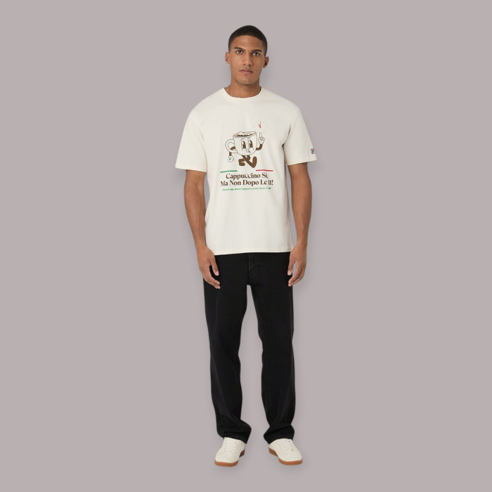 FILA T-SHIRT NAVIGLI CAFFE' RELAXED GRAPHIC
