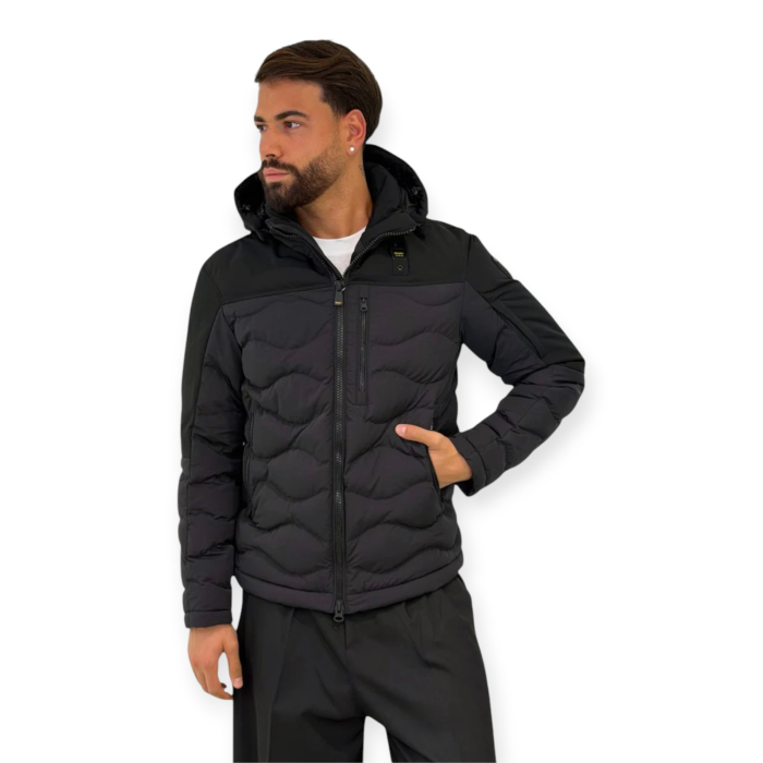 BLAUER GIUBBINO UOMO EFFETTO STROPICCIATO HARTFORD