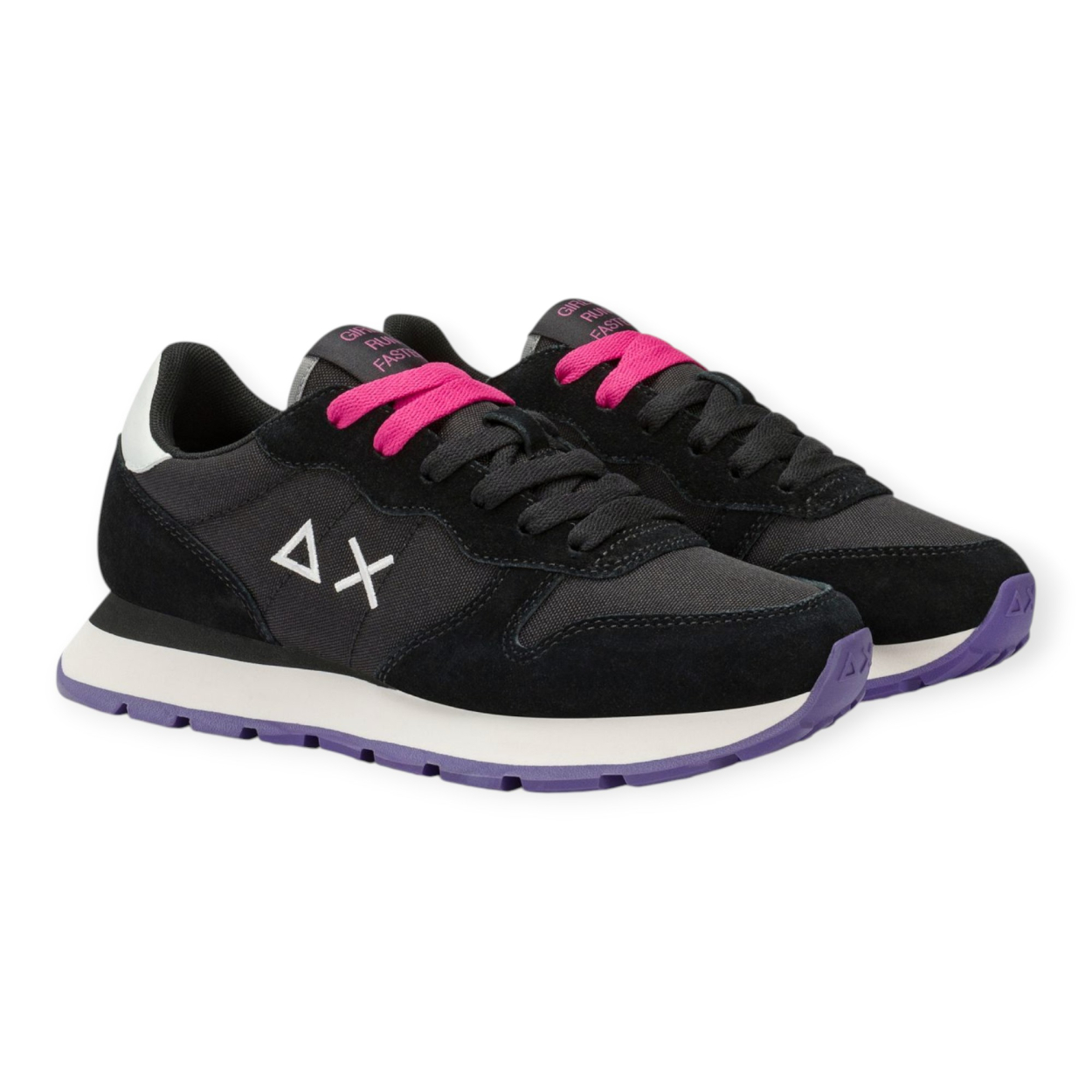 SUN 68 ALLY SOLID NYLON SNEAKERS DONNA