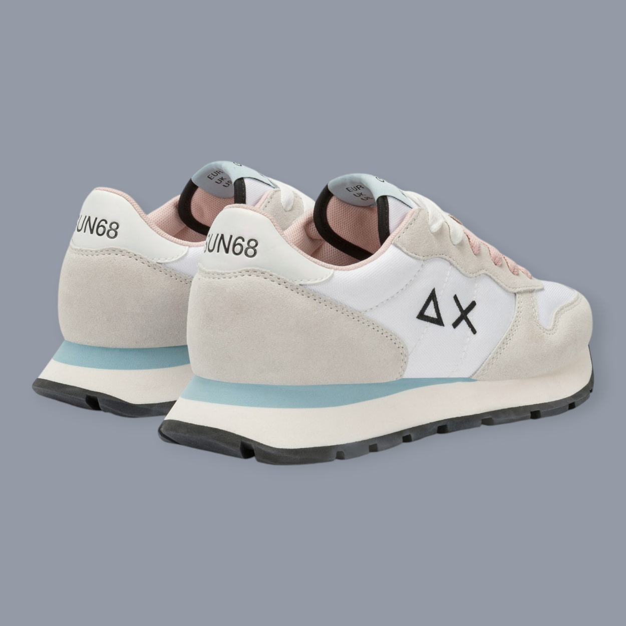 SUN 68 ALLY SOLID NYLON SNEAKERS DONNA