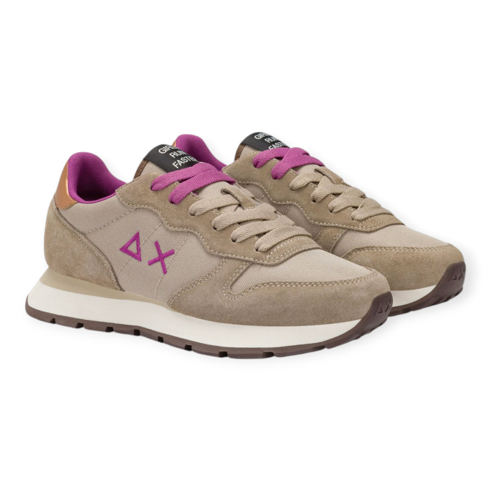 SUN 68 ALLY SOLID NYLON SNEAKERS DONNA