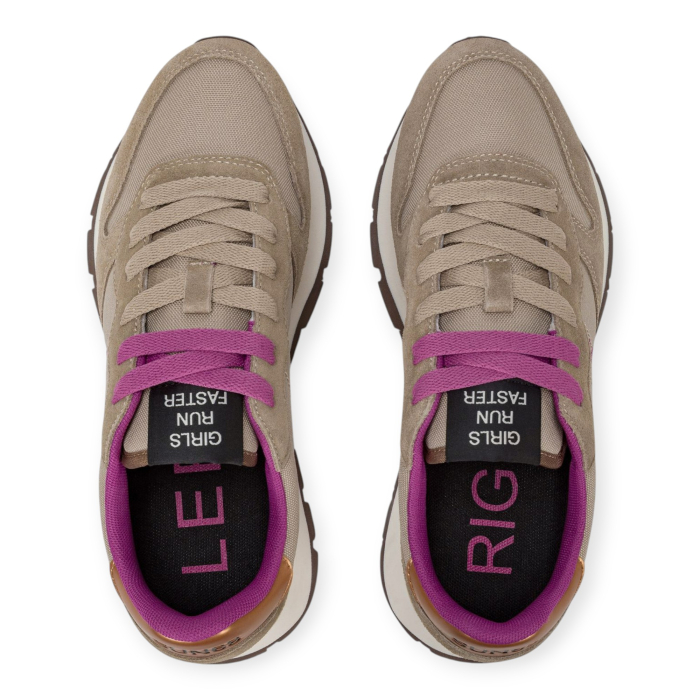 SUN 68 ALLY SOLID NYLON SNEAKERS DONNA