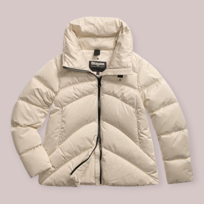 BLAUER PIUMINO DONNA COLLO AMPIO MARYLAND