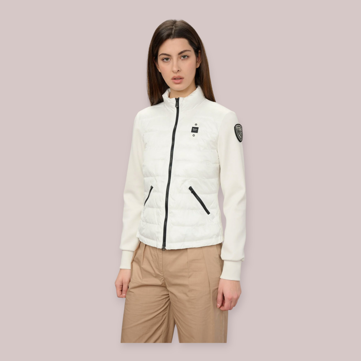 BLAUER GIUBBINO DONNA MANICHE SCUBA...