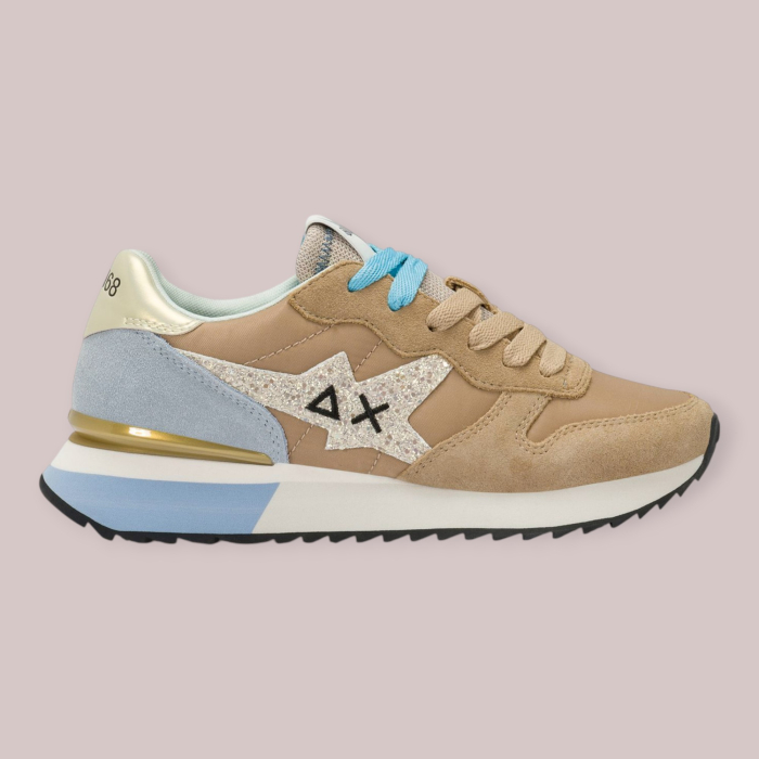 SUN 68 STARGLITTER LOGO SNEAKERS DONNA P/E 26