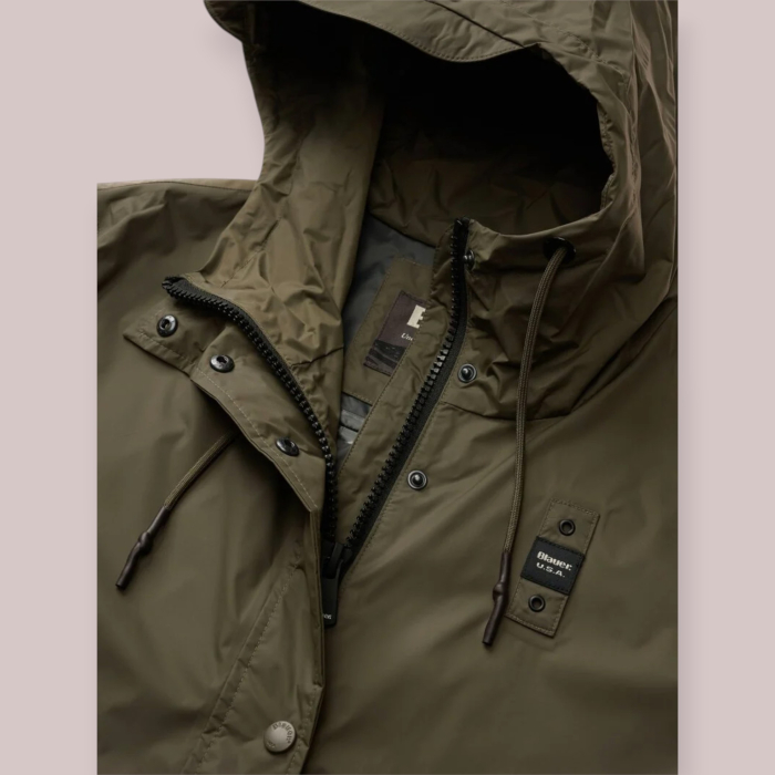 BLAUER IMPERMEABILE CON CAPPUCCIO DONNA TRUSH P/E 26