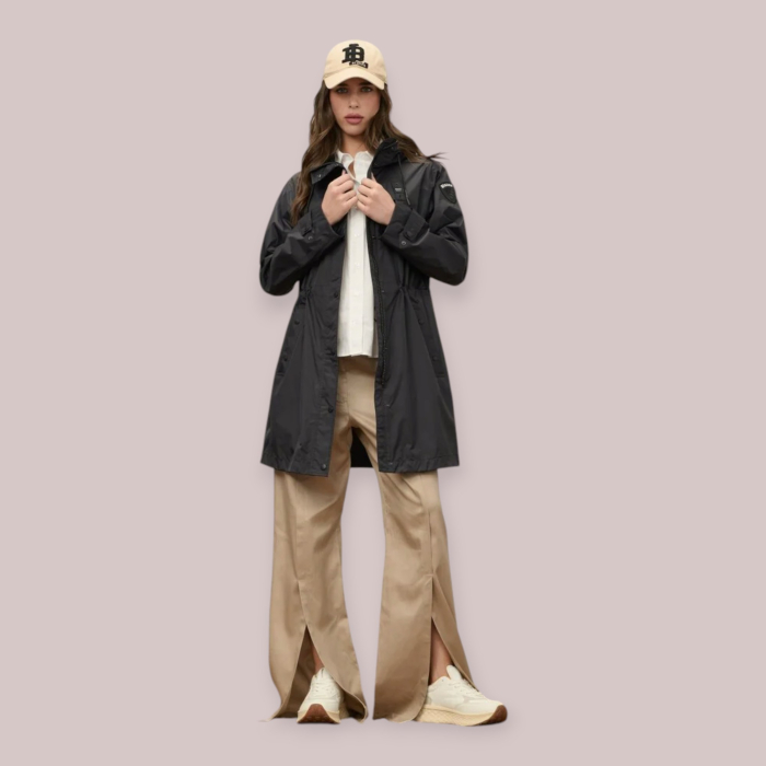 BLAUER IMPERMEABILE CON CAPPUCCIO DONNA TRUSH P/E 26