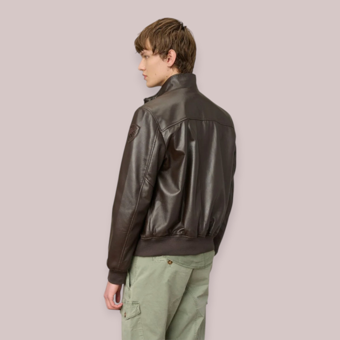BLAUER BOMBER UOMO IN PELLE CONISTON