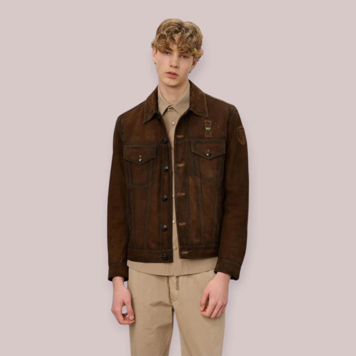 BLAUER GIACCA UOMO SCAMOSCIATA GRIGGS