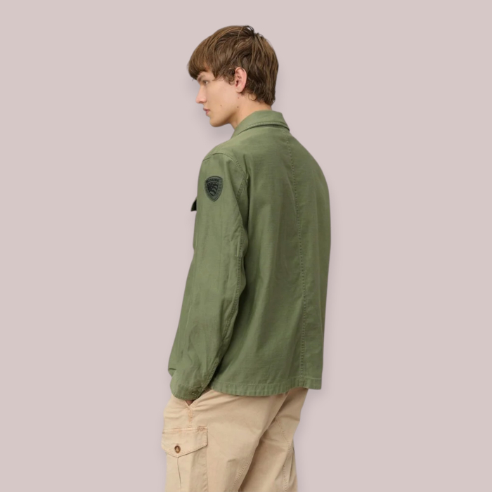 BLAUER GIACCA CAMICIA UOMO GOODALE DYED P/E 26