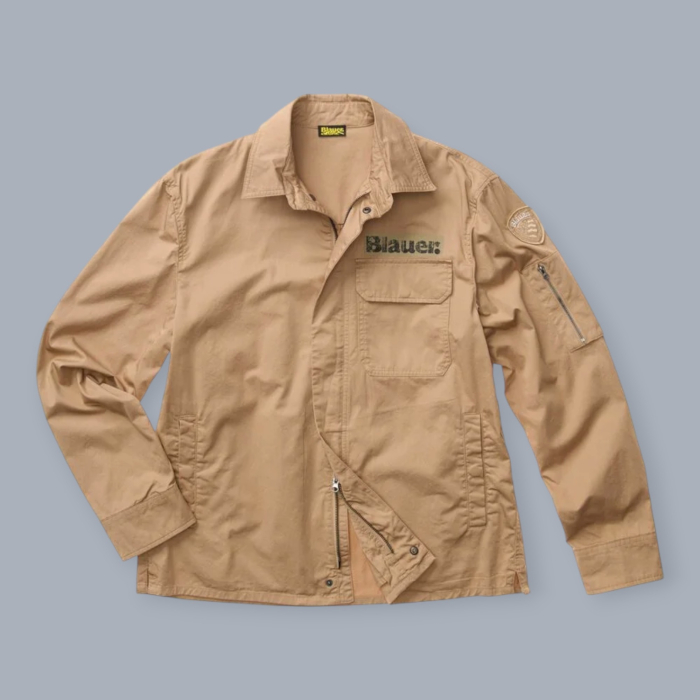 BLAUER GIACCA CAMICIA UOMO MULTITASCHE LAMBERT P/E 26